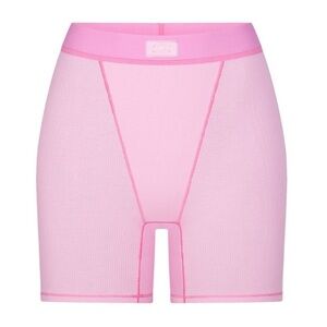 SALE rare skims bubble gum cotton rib boxer shorts